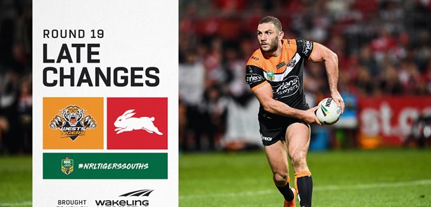 NRL Late Changes: Round 19