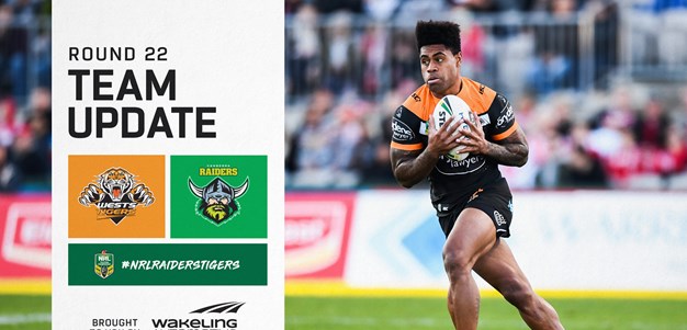 NRL Team Update: Round 22