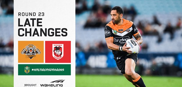NRL Late Changes: Round 23