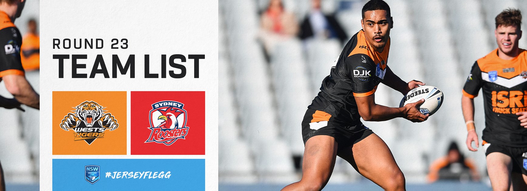 Jersey Flegg Team Announcement: Round 23