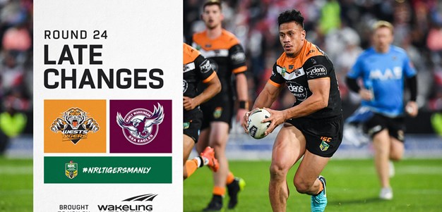 NRL Late Changes: Round 24