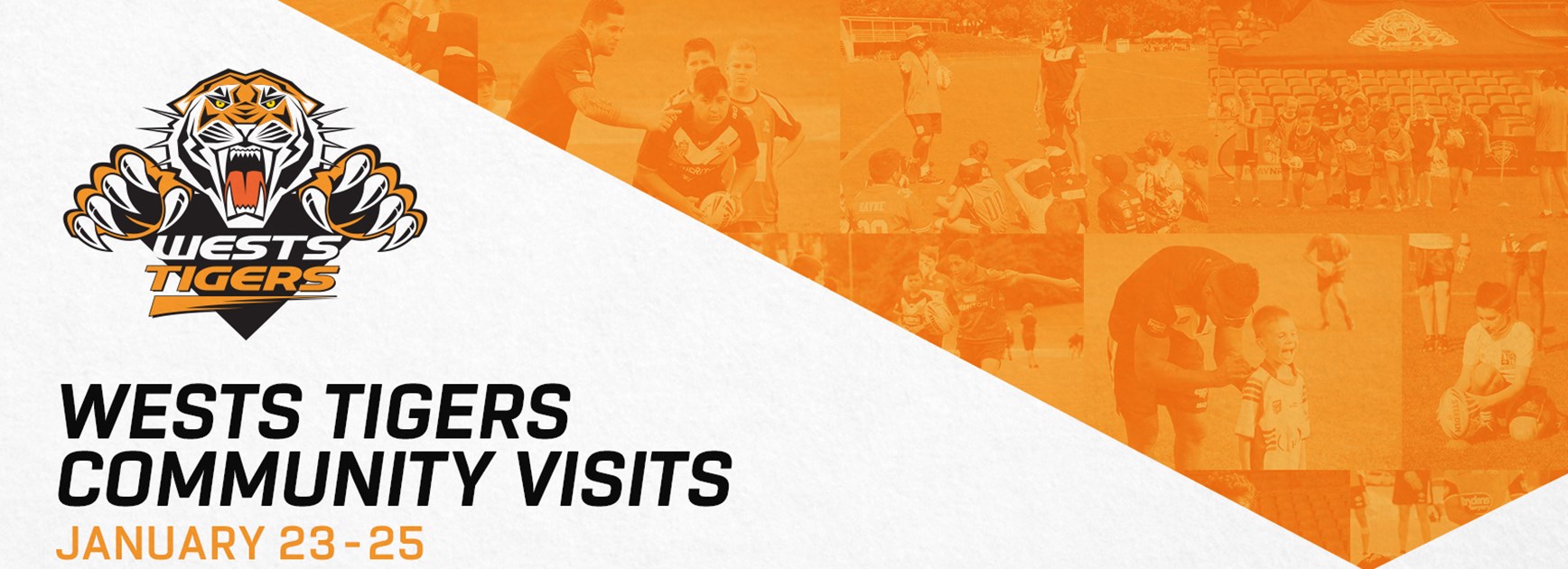 Upcoming Wests Tigers community visits