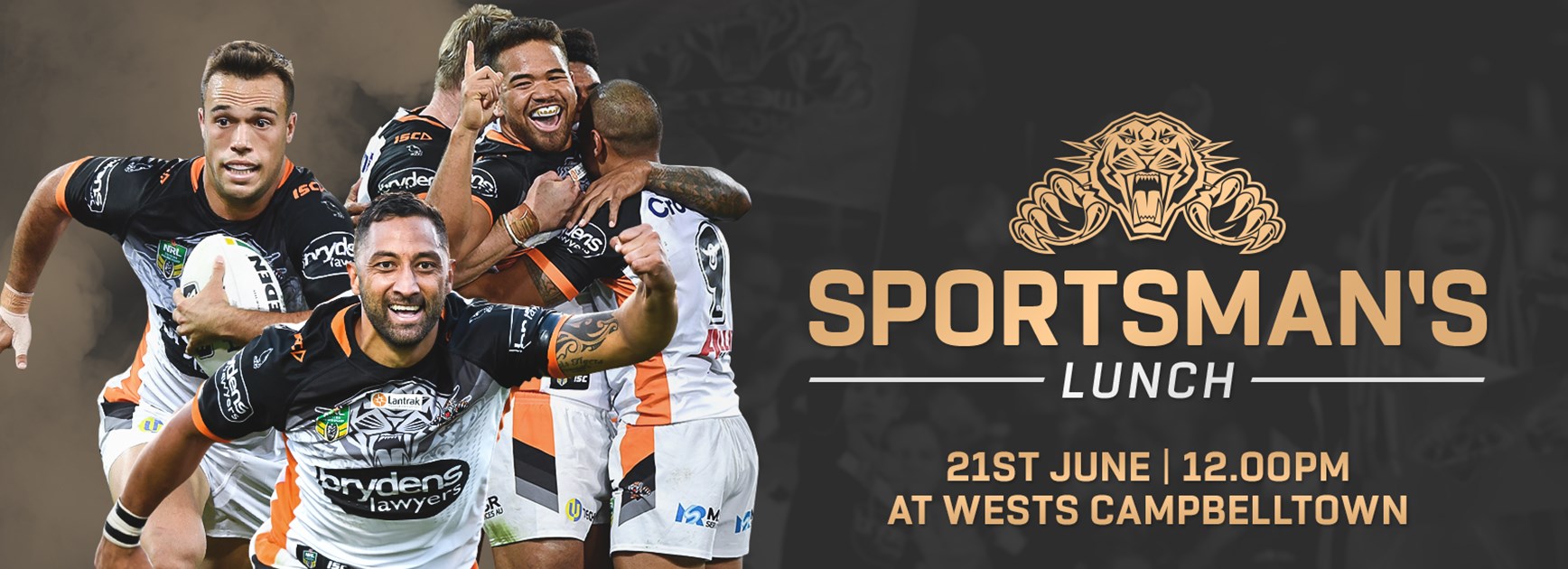 Wests Tigers holding Sportsman's Lunch
