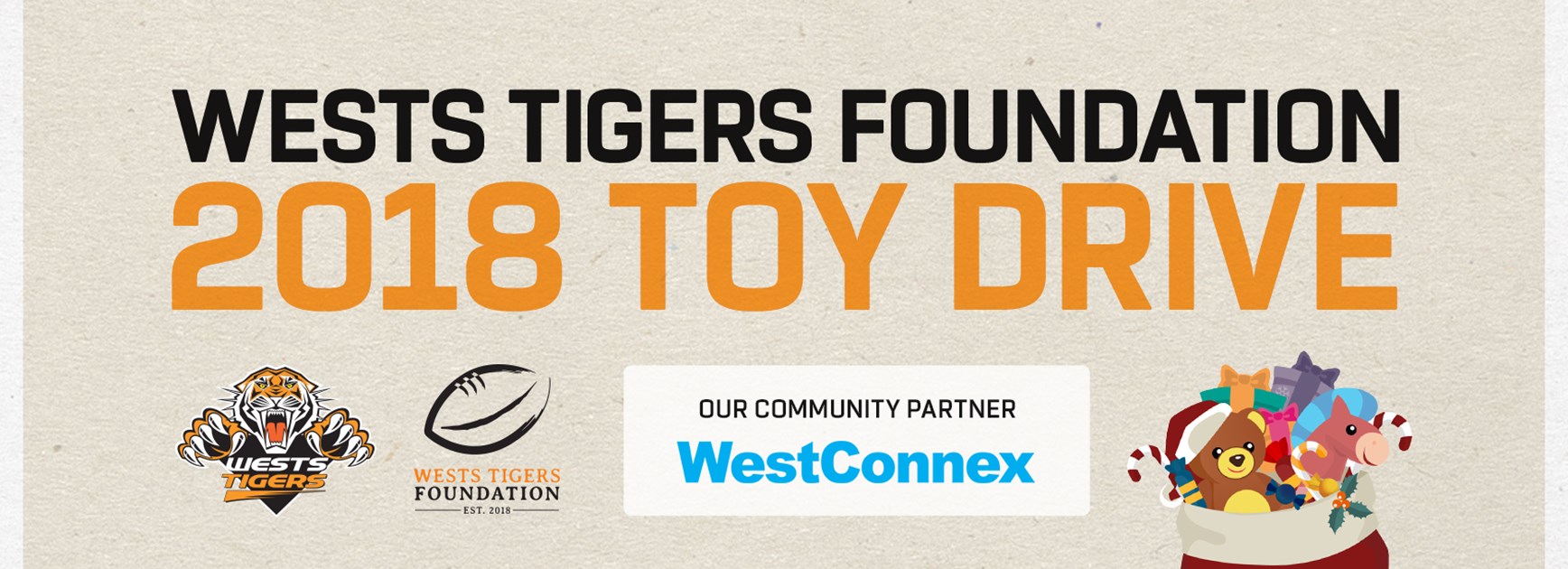 Wests Tigers Christmas Toy Drive