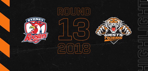 2018 Match Highlights: Rd.13, Roosters vs. Wests Tigers