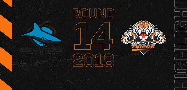 2018 Match Highlights: Rd.14, Sharks vs. Wests Tigers