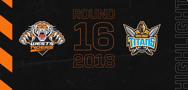 2018 Match Highlights: Rd.16, Wests Tigers vs. Titans