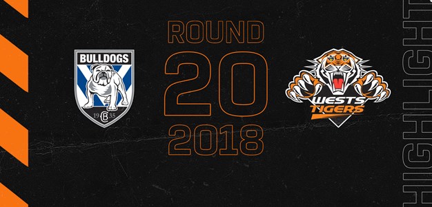 2018 Match Highlights: Rd.20, Bulldogs vs. Wests Tigers