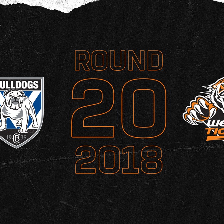 2018 Match Highlights: Rd.20, Bulldogs vs. Wests Tigers