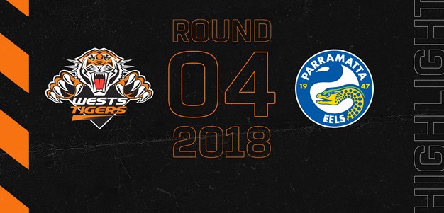 2018 Match Highlights: Rd.4, Wests Tigers vs. Eels