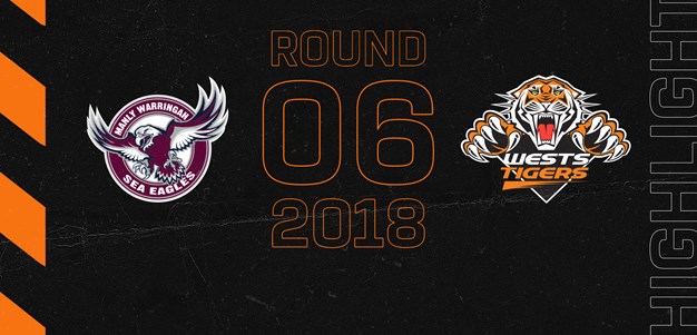 2018 Match Highlights: Rd.6, Sea Eagles vs. Wests Tigers