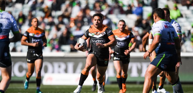 Wests Tigers hold on to defeat Raiders