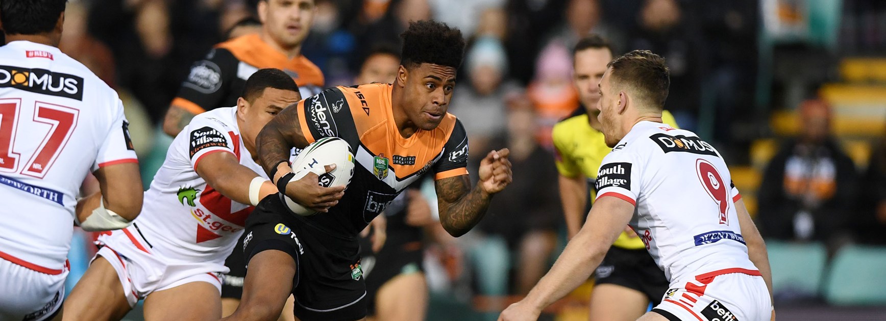 Wests Tigers fail to fire in defeat to Dragons