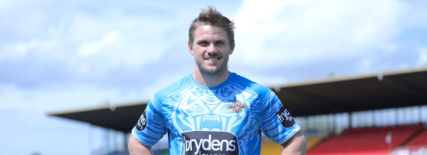 Wests Tigers forward and beyondblue ambassador Chris Lawrence.