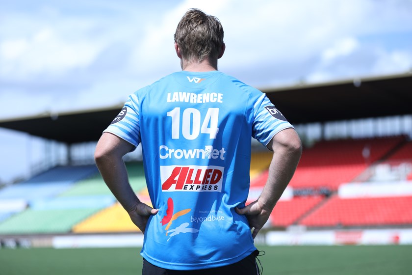 Wests Tigers forward and beyondblue ambassador Chris Lawrence.