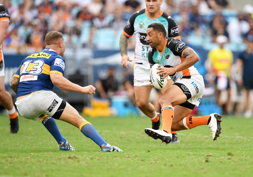 Tigers five-eighth Benji Marshall.
