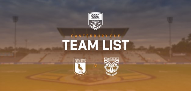 Canterbury Cup Team Announcement: Round 2