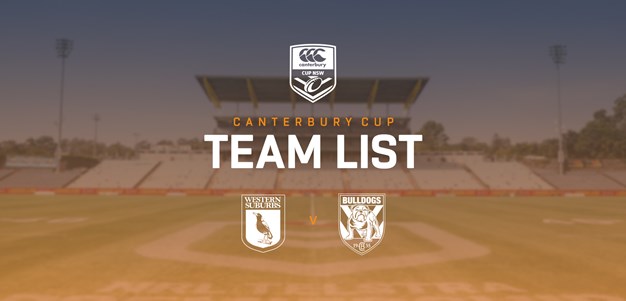 Canterbury Cup Team Announcement: Round 3