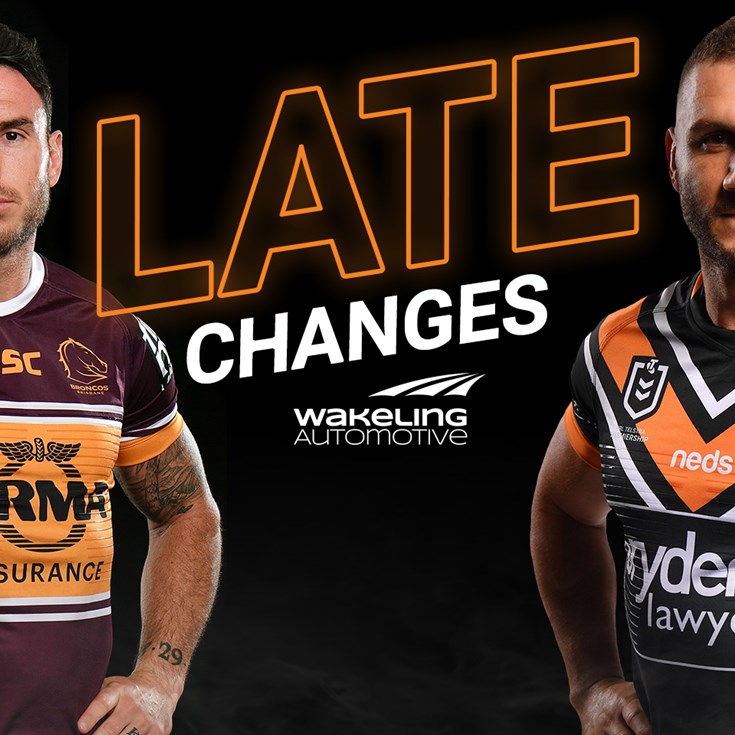 NRL Late Changes: Round 5