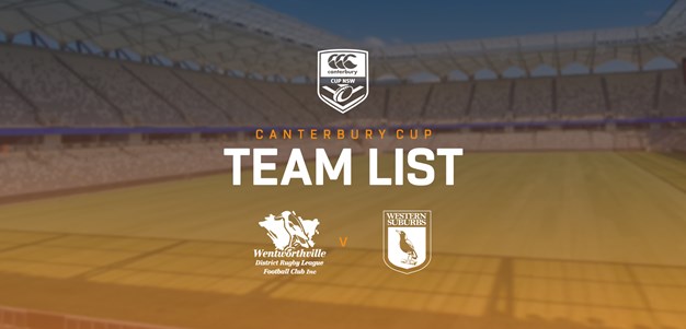 Canterbury Cup Team Announcement: Round 6