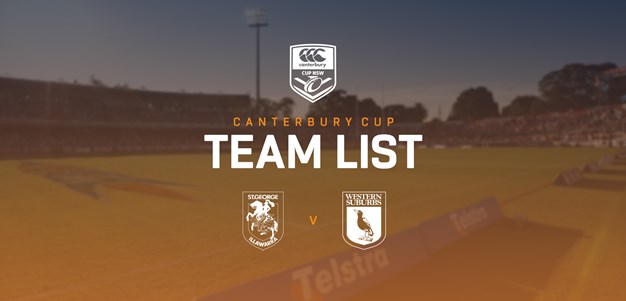 Canterbury Cup Team Announcement: Round 12