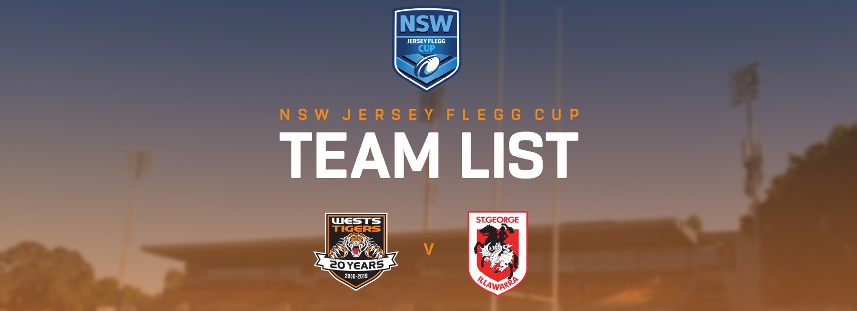 Jersey Flegg Team Announcement: Round 12