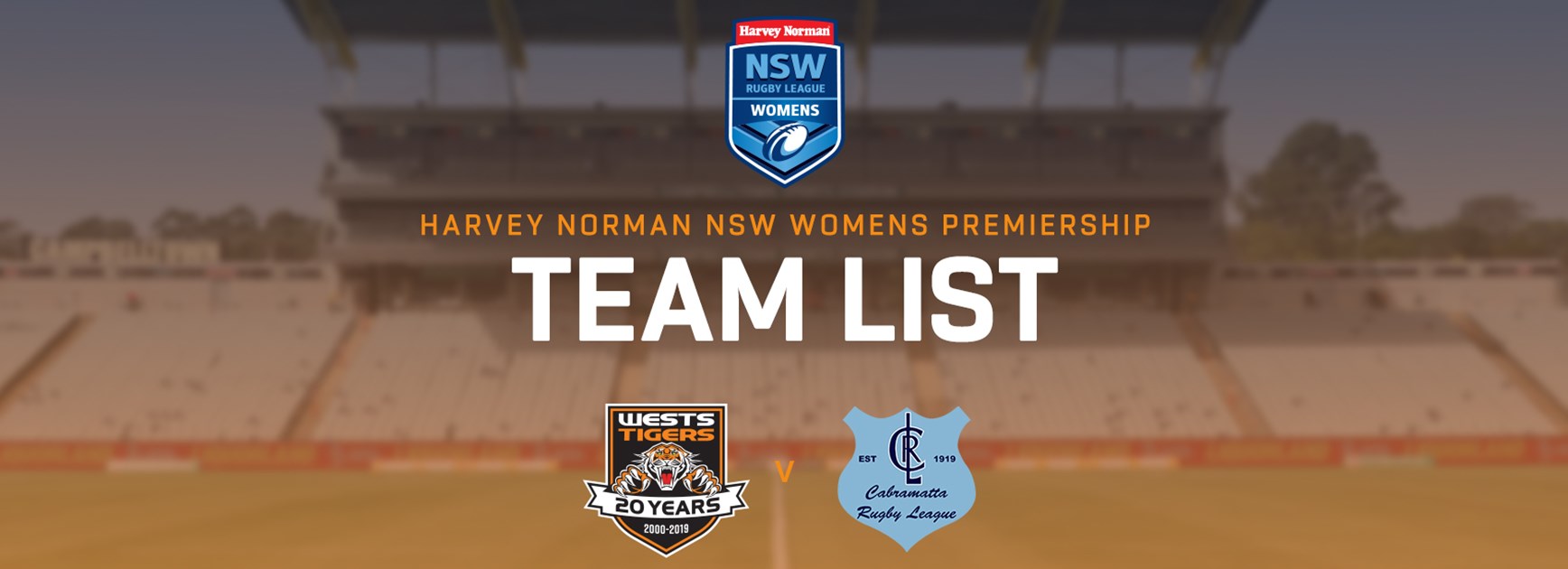Harvey Norman NSW Women's Premiership Team Announcement: Round 13