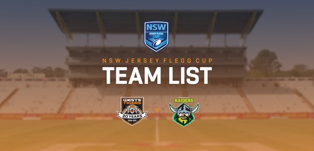 Jersey Flegg Team Announcement: Round 13