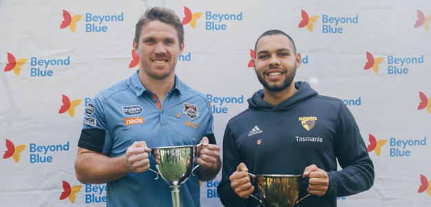 Wests Tigers join with Hawks to promote Beyond Blue Round