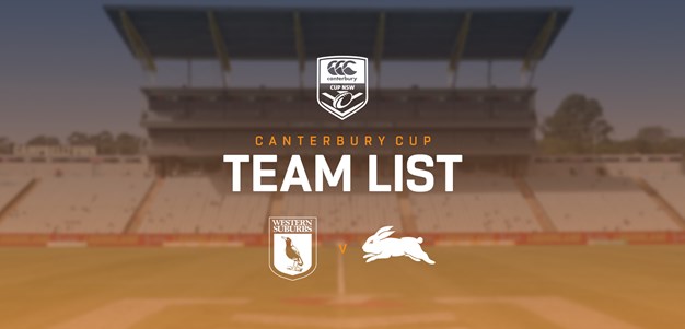 Canterbury Cup Team Announcement: Round 15