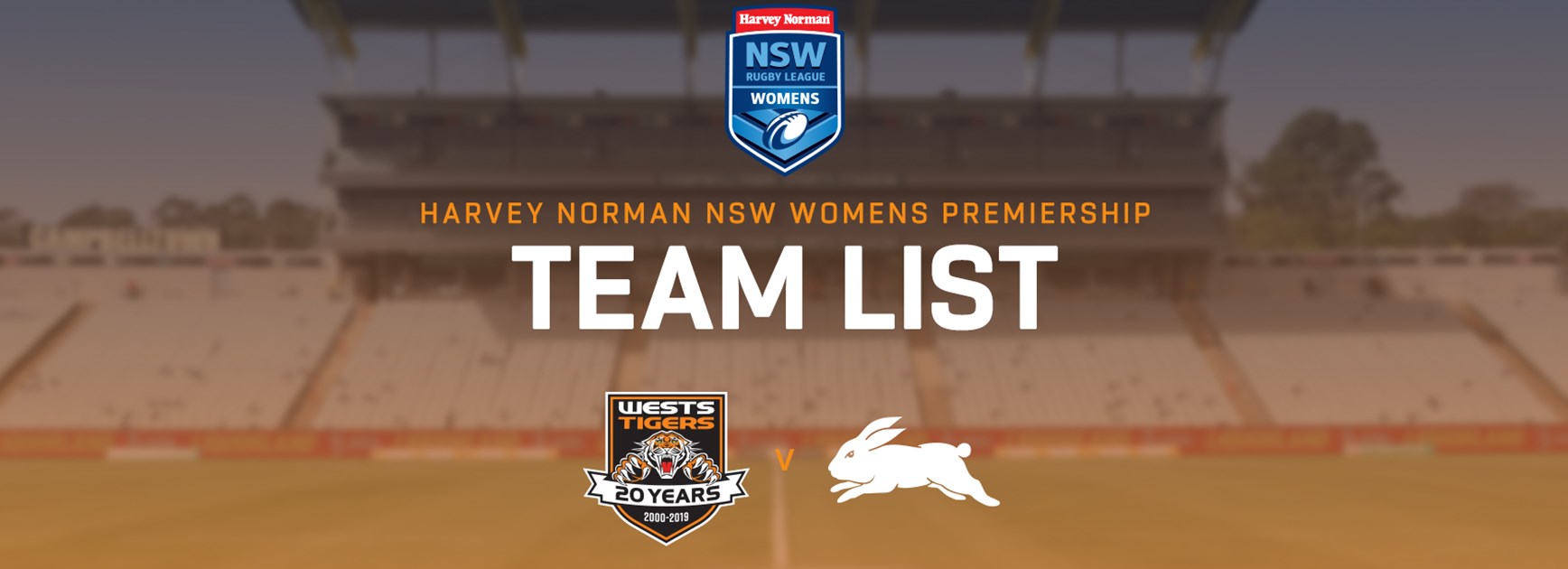 Harvey Norman NSW Women's Premiership Team Announcement: Round 15