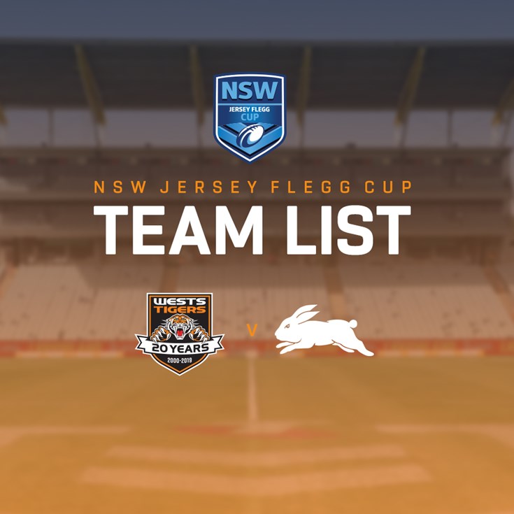 Jersey Flegg Team Announcement: Round 16