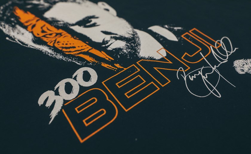 Get your #Benji300 shirt exclusively at Bankwest Stadium this Sunday!