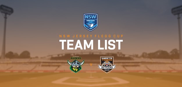 Jersey Flegg Team Announcement: Round 18