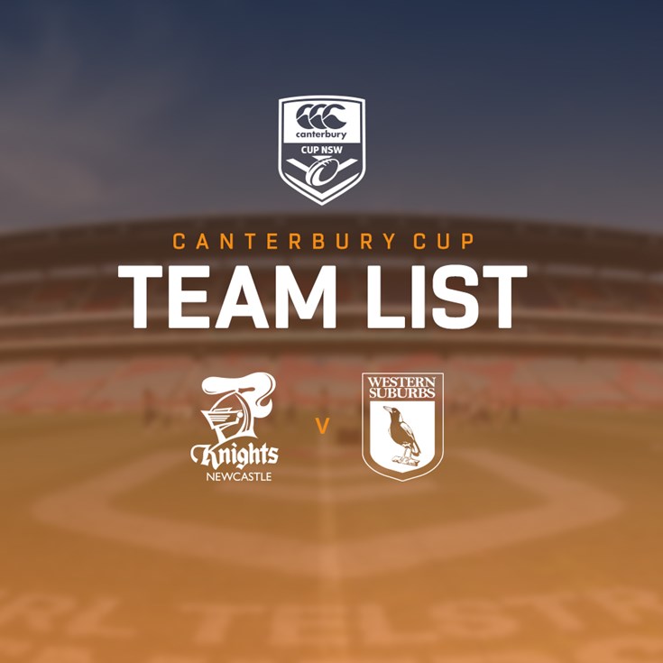 Canterbury Cup Team Announcement: Round 19
