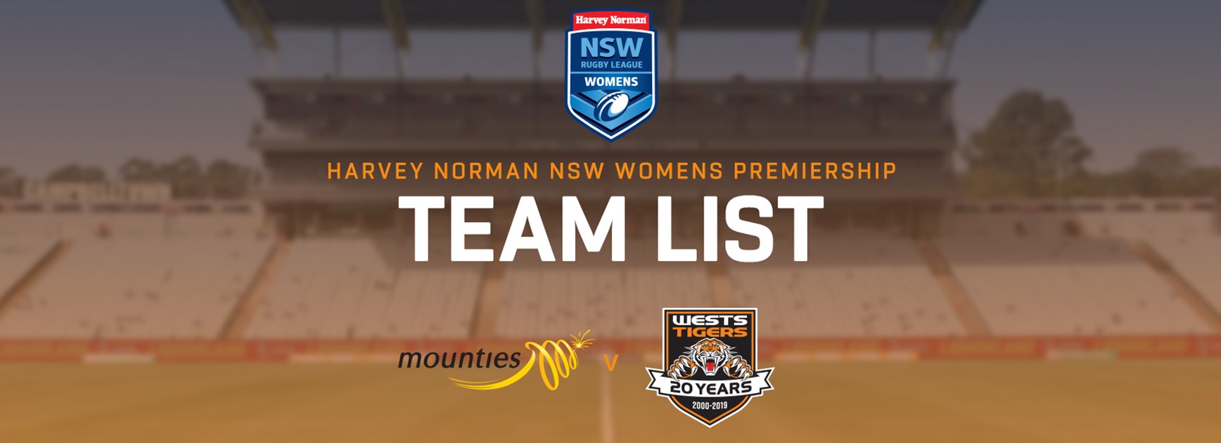 Harvey Norman NSW Women's Premiership Team Announcement: Finals, Wk.3
