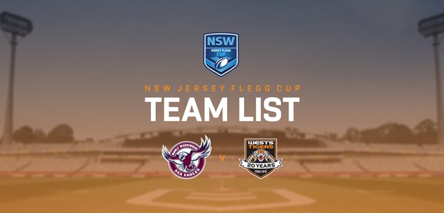 Jersey Flegg Team Announcement: Round 20