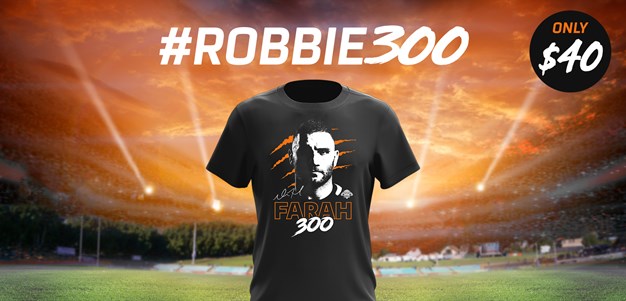 Get your #Robbie300 shirt!