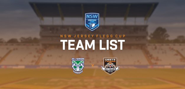 Jersey Flegg Team Announcement: Round 24