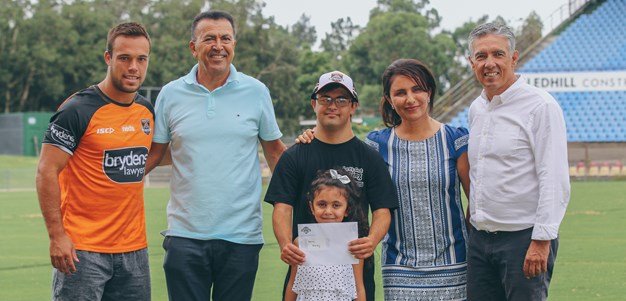 Wests Tigers welcome Canada Bay's Young Citizen of the Year