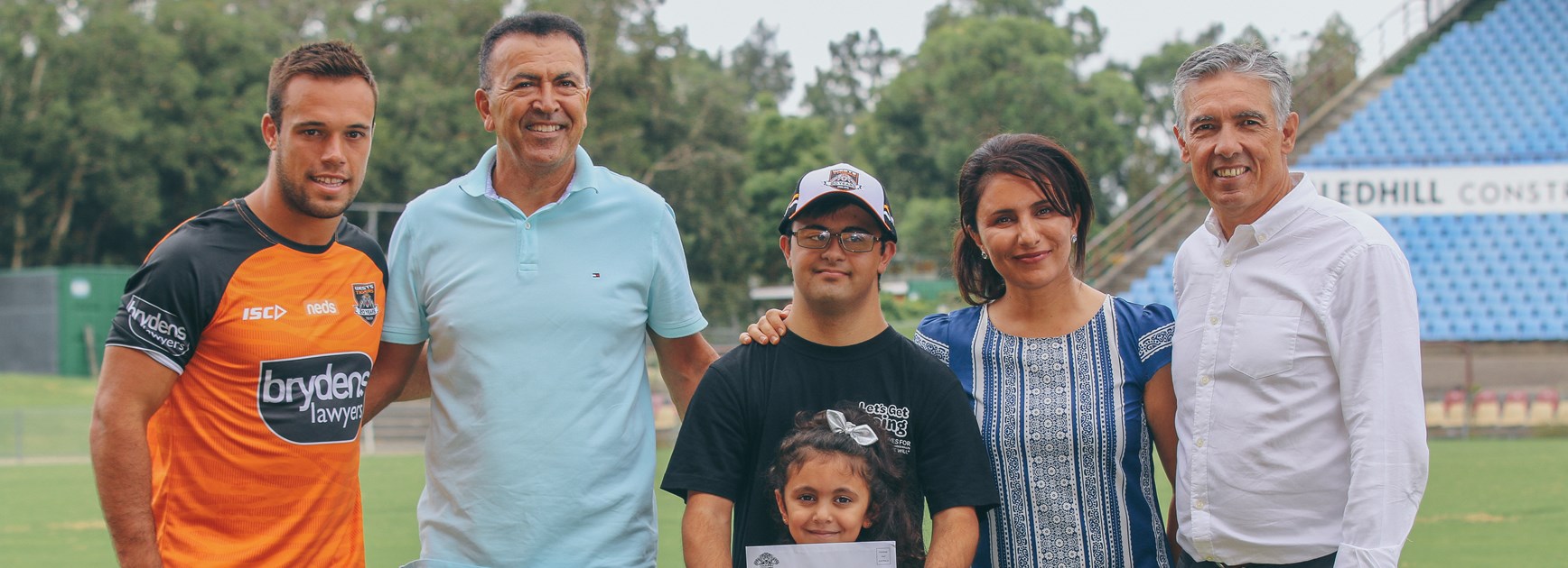 Wests Tigers welcome Canada Bay's Young Citizen of the Year