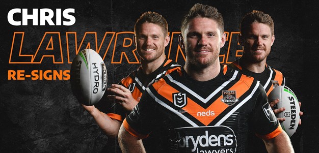 Wests Tigers re-sign Chris Lawrence
