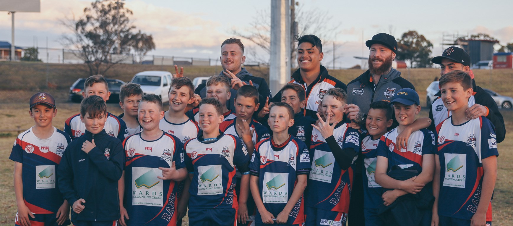 Wests Tigers at Junior Club Visits