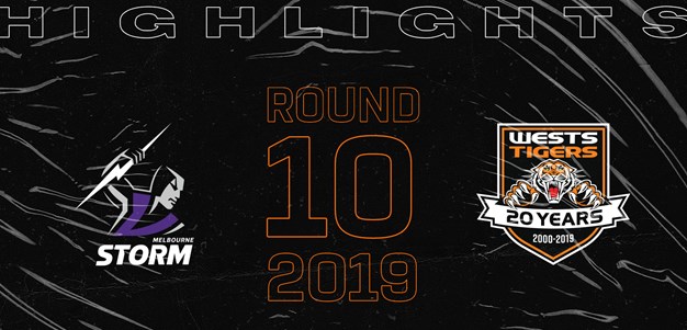 2019 Match Highlights: Rd.10, Storm vs. Wests Tigers