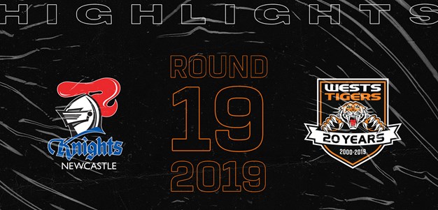 2019 Match Highlights: Rd.19, Knights vs. Wests Tigers