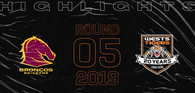 2019 Match Highlights: Rd.5, Broncos vs. Wests Tigers