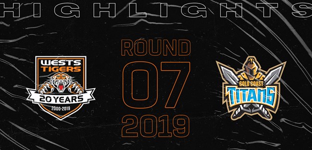 2019 Match Highlights: Rd.7, Wests Tigers vs. Titans