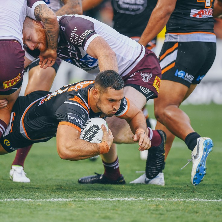 Wests Tigers dominate second half to down Manly