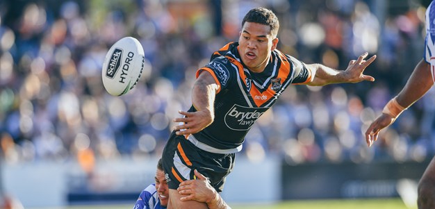 Wests Tigers upset by Bulldogs for first loss of 2019