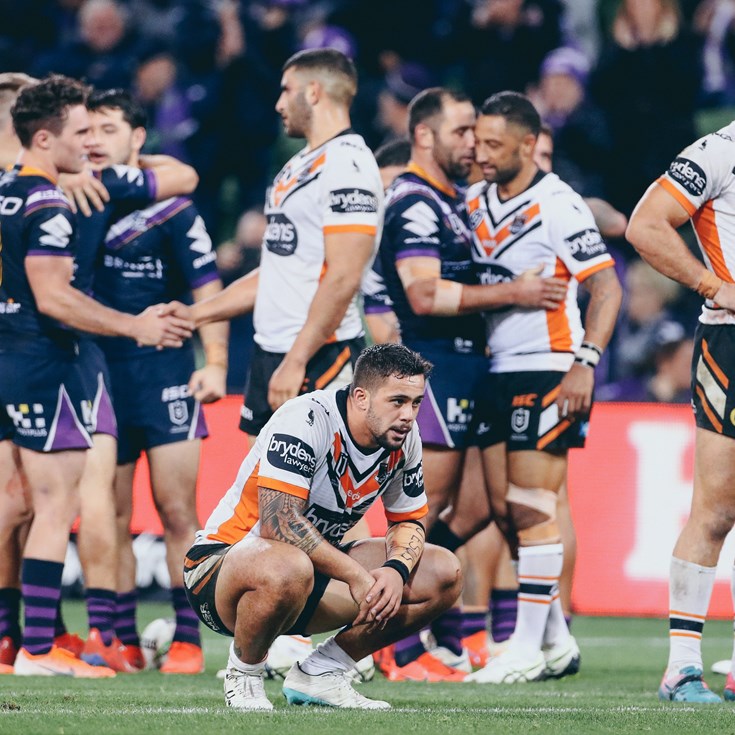 Storm Vs Tigers / Luke Brooks - Luke Brooks Photos - NRL Rd 2 - Storm vs ... - Life at the top rolls on for the melbourne storm.